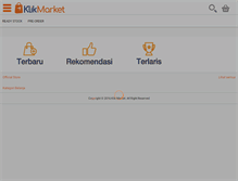 Tablet Screenshot of klikmarket.com